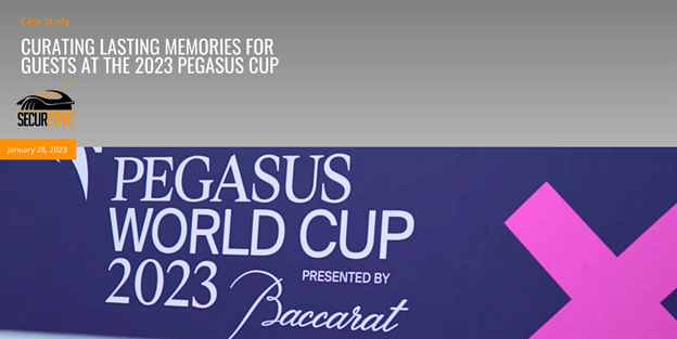Creating Lasting Memories for Guests at the 2023 Pegasus Cup
