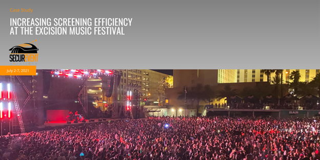 Increasing Screening Efficiency at the Excision Music Festival 