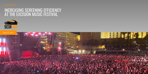 Increasing Screening Efficiency at the Excision Music Festival